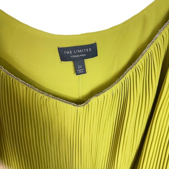 The Limited Collection Women's Plus Green Sleeveless Top Embellished Size 2X $69 - Picture 6 of 7